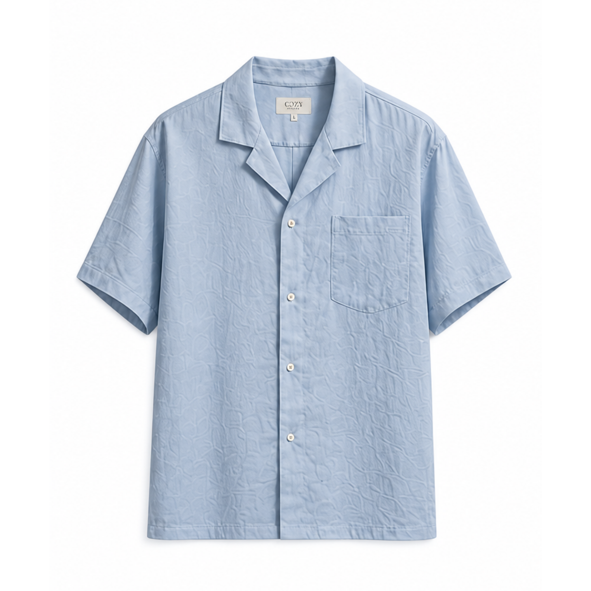 Essential Linen Shirt | Premium %100 Linen | Light Blue