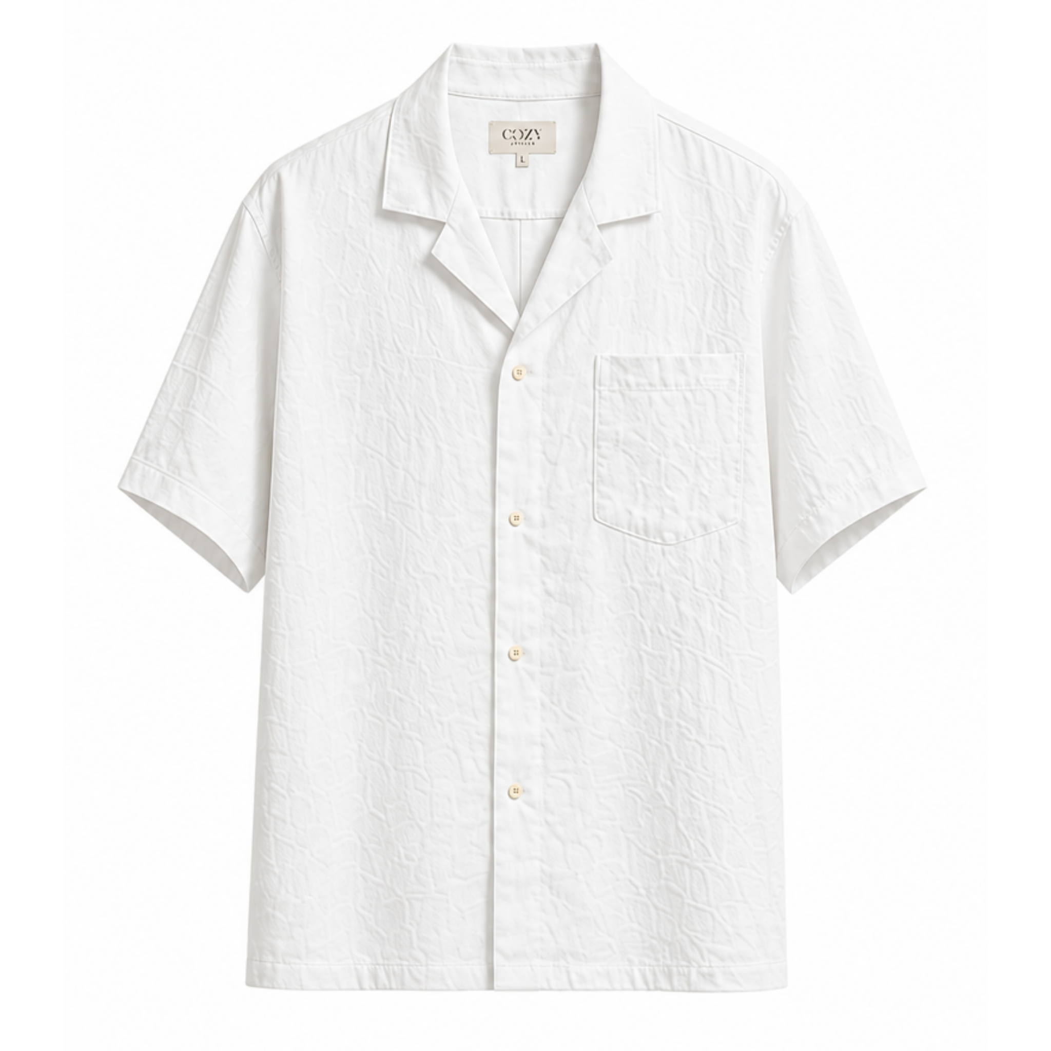 Essential Linen Shirt | Premium %100 Linen | Broken White