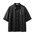 Black Leather Shirt