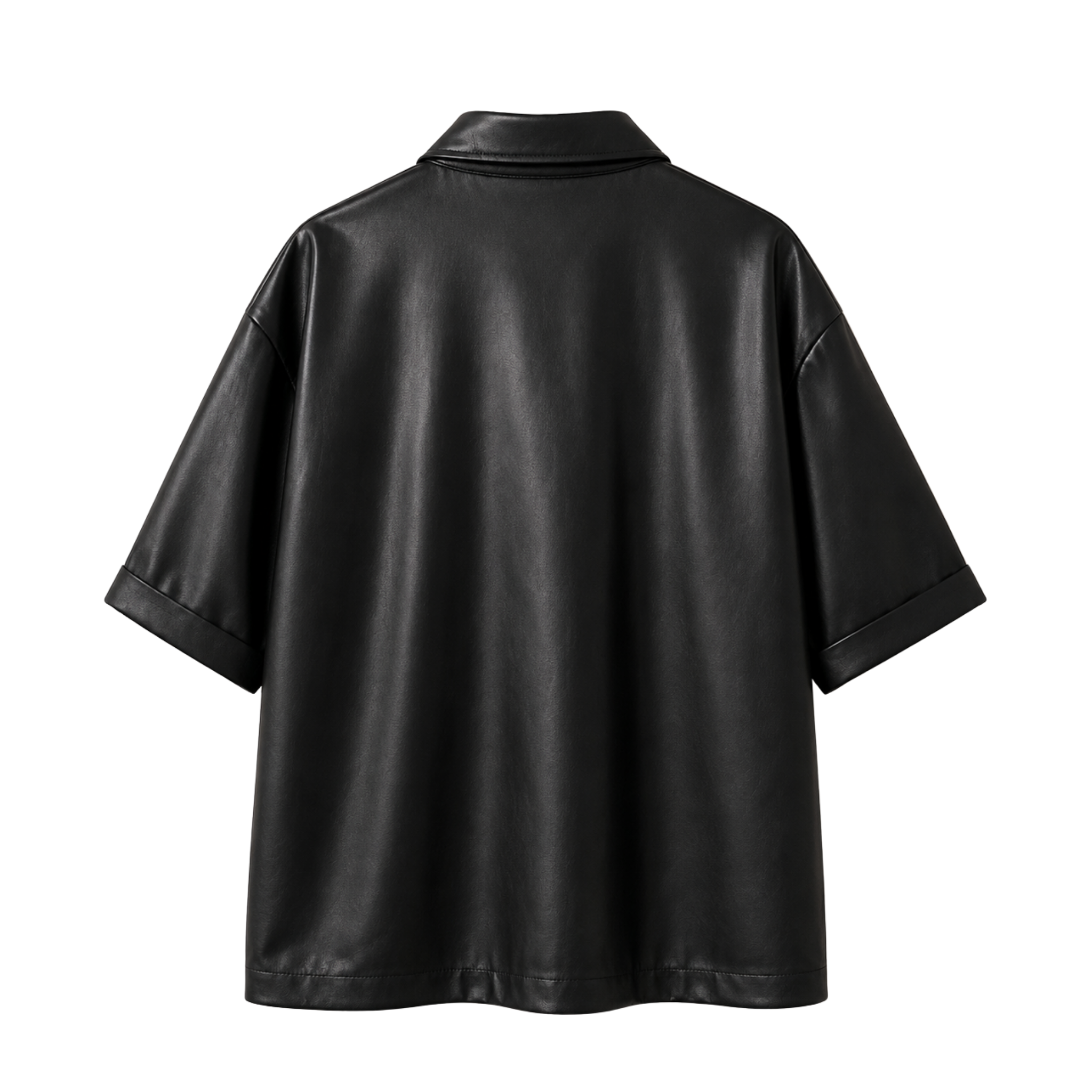 Black Leather Shirt