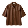 Amber Leather Shirt