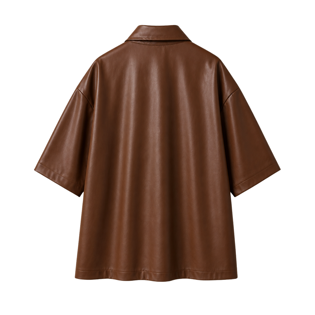 Amber Leather Shirt