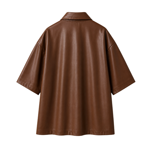 Amber Leather Shirt