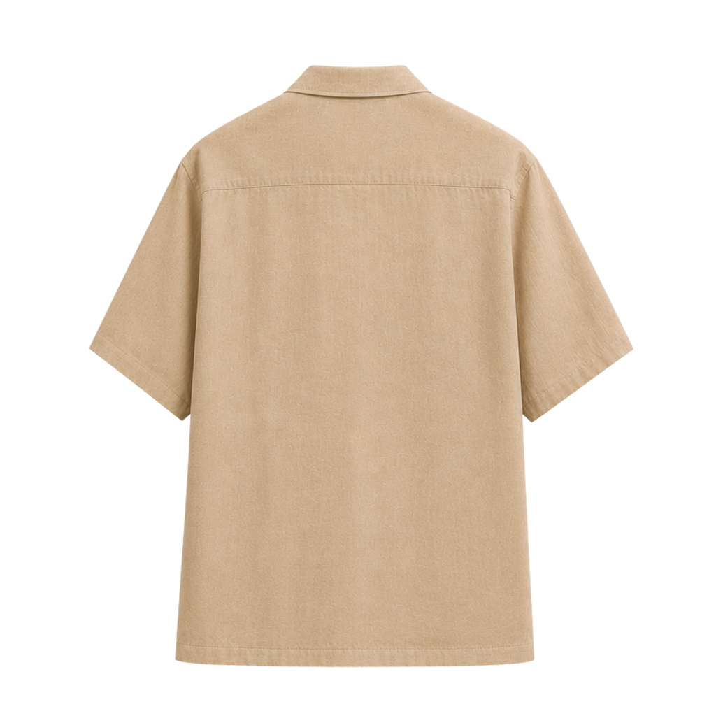 Essential Linen Shirt | Premium %100 Linen | Caramel