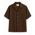 Essential Linen Shirt | Premium %100 Linen | Bitter Brown