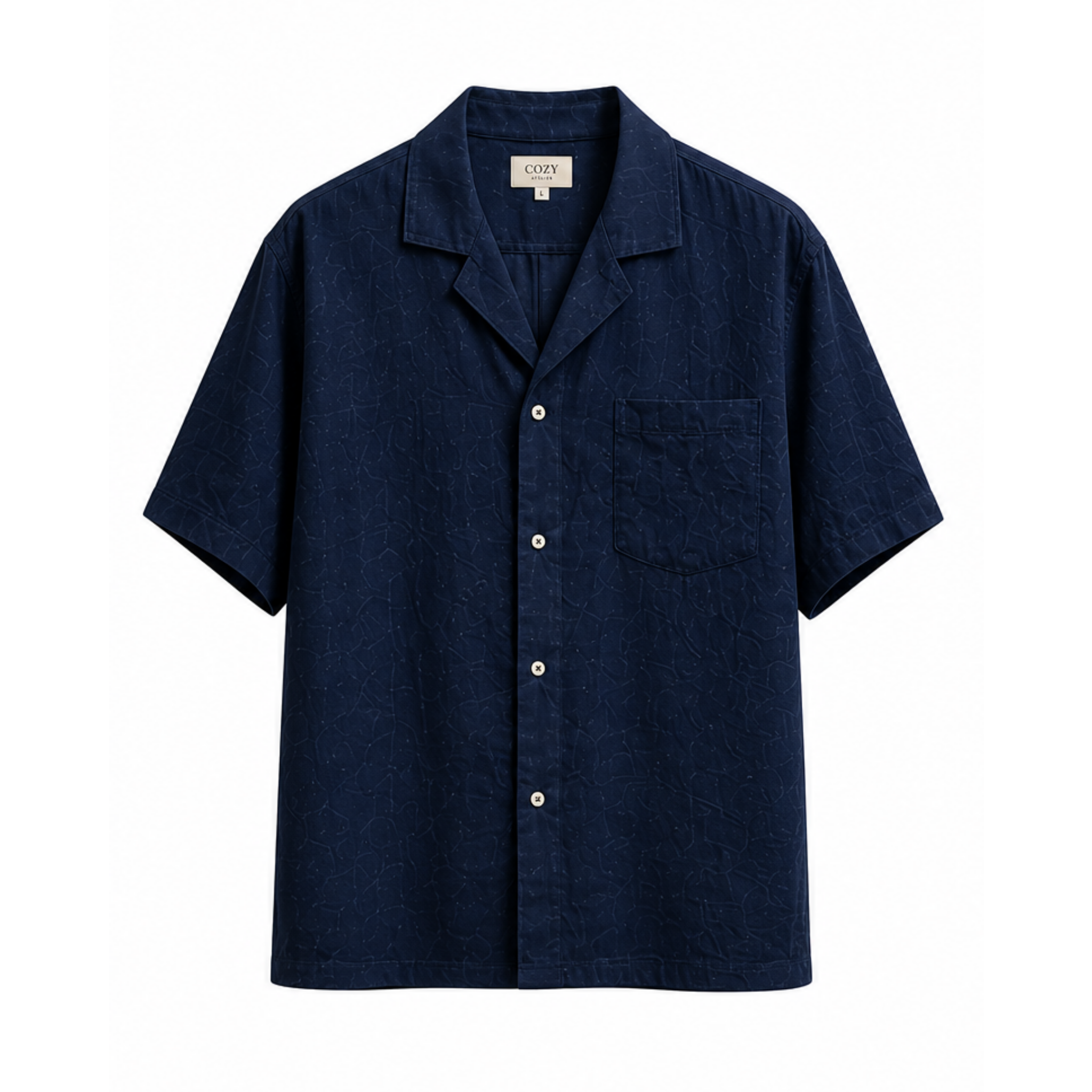 Essential Linen Shirt | Premium %100 Linen | Midnight
